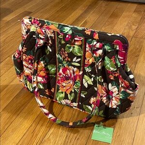 NWT Vera Bradley Multicolor Floral Tote Frame Bag
